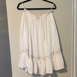 White Bohemian Skirt